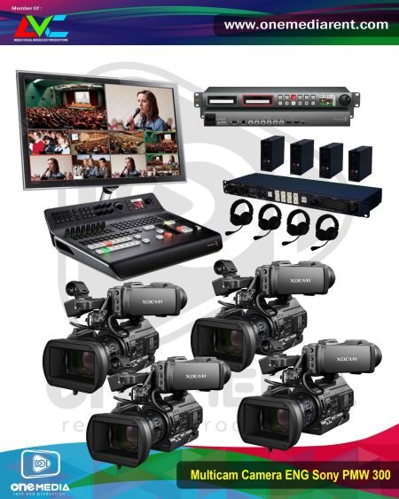 PAKET MULTICAM ENG 4 CAMERA SONY PMW 300